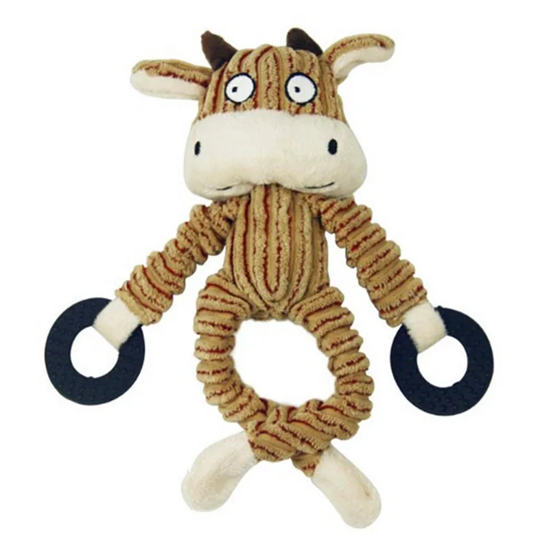 Жевательные игрушки Плюшевая собачка для щенка домашних животных жевательные