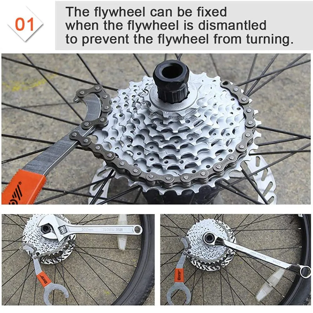 

Multifunctional Bicycle Repair Tool Kits MTB Bike Chain Breaker Flywheel Remover Crank Puller Wrench Cycling Maintenance Tools