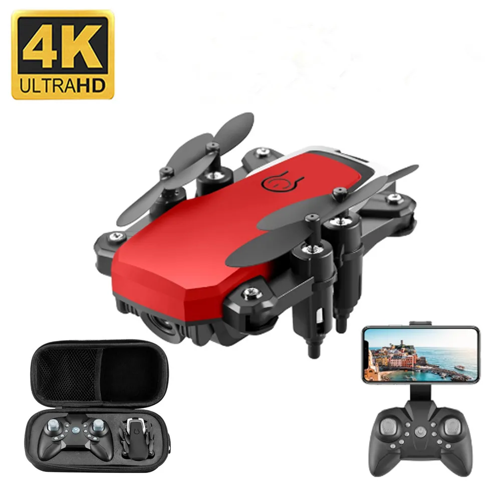 Мини Дрон FPV RC 4K HD с камерой складной Квадрокоптер дистанционным управлением