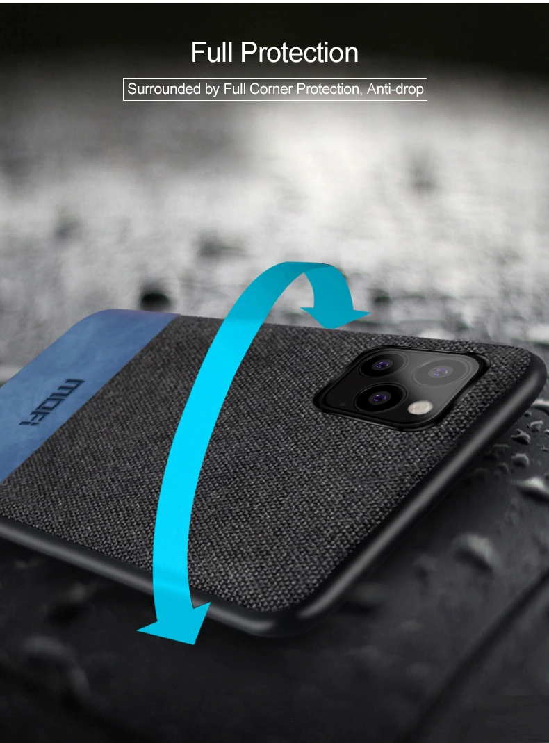 Чехол для iPhone 11 Pro Max, чехол для телефона iPhone 11, Max Cloth, темно-синий, для iPhone 11 Pro max 5,8 6,1 6,5, чехол