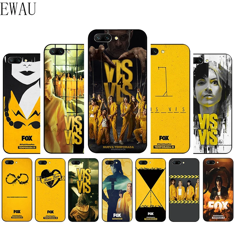EWAU Vis a vis Silicone Phone Case for Huawei Honor 6A 7A 7C 7X 8C 8X 8 9 Note 10 Lite view 20 9X pro