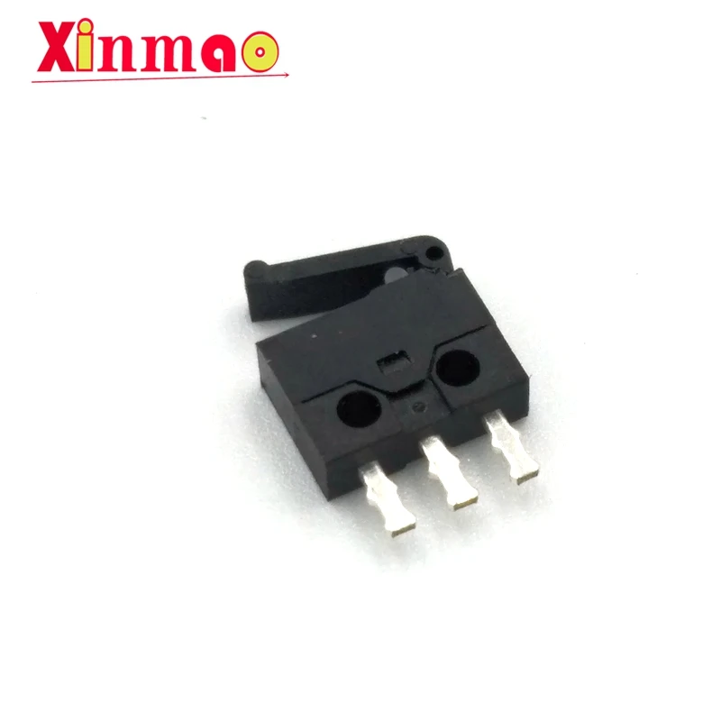 

5 шт./лот черный маленький/микропереключатель переключатель камеры Обнаружение сброса ограничение хода миниатюрная 3-футовая прямая ручка ...