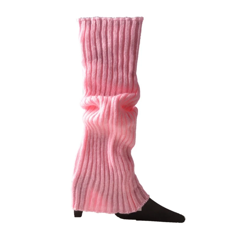 

Women Halloween 80s Neon Colored Knit Leg Warmers Ribbed Bright Footless Socks Women's Leg Warmer Knee High Leg Warmers My05 21