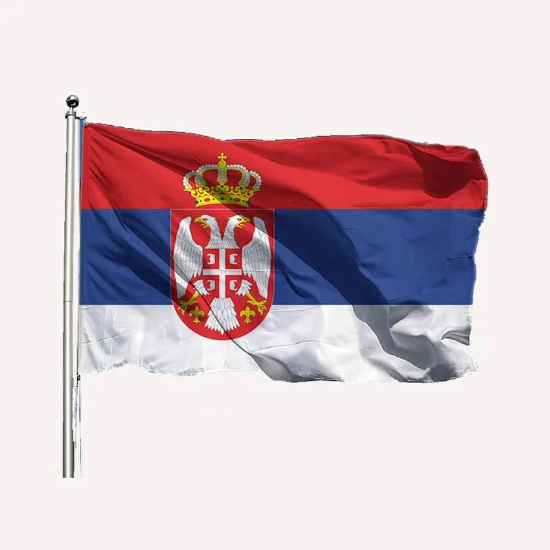 

ZXZ Serbian National Flag 90x150cm 3*5FT SER SERB Serbia Banner Polyester Printed Flags