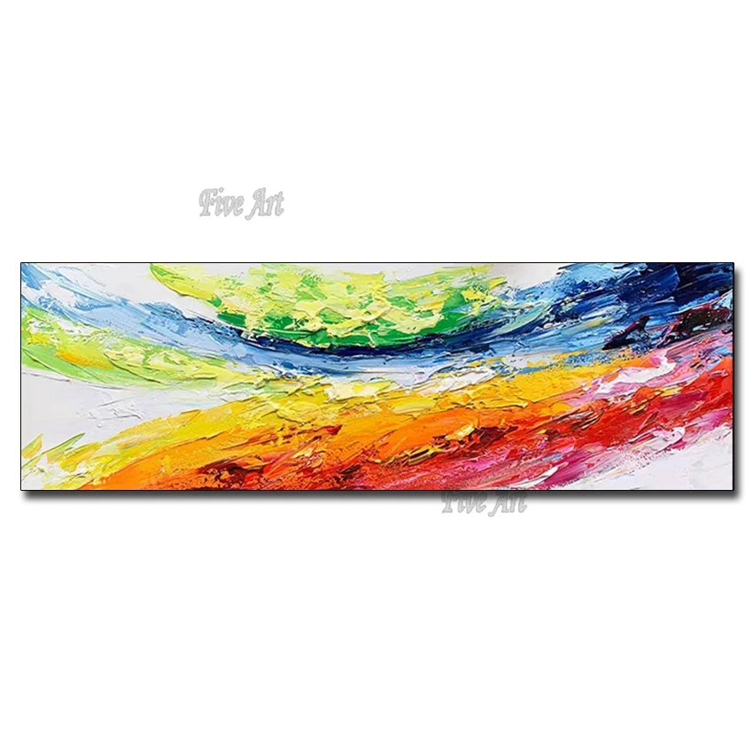 

Большой 100% абстрактный холст ручной работы, настенная живопись маслом на Cnavas, современный декор, художественное оформление дома, отеля, офи...