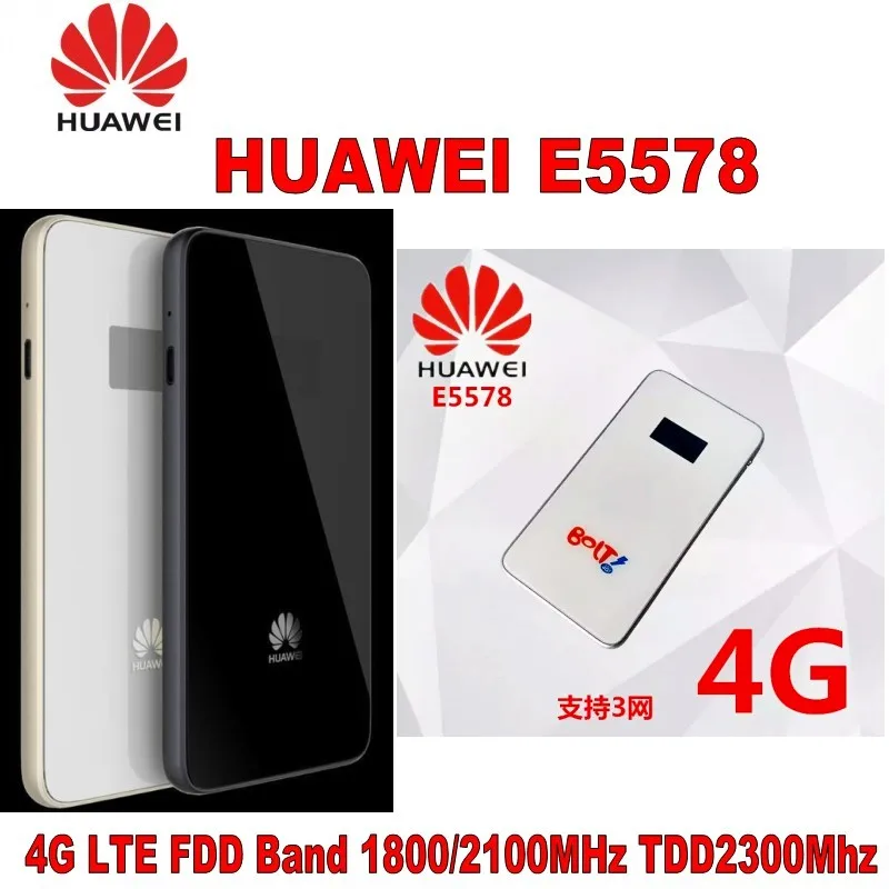 Разблокированные мобильные широкополосные Устройства HUAWEI E5578 LTE FDD/TDD 4G 150 Мбит/с