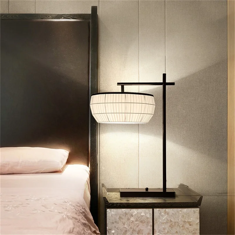 Светодиодная настольная лампа AOSONG современный дизайн черная роскошсветильник