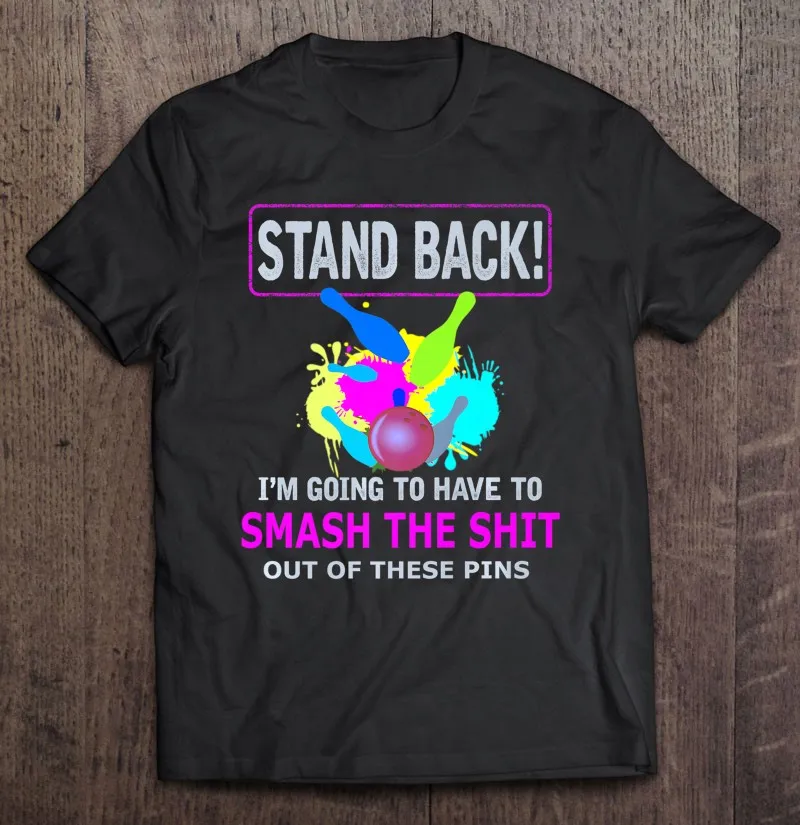 Смешная футболка для мужчин и женщин с веселыми этими десять пин Боулинг