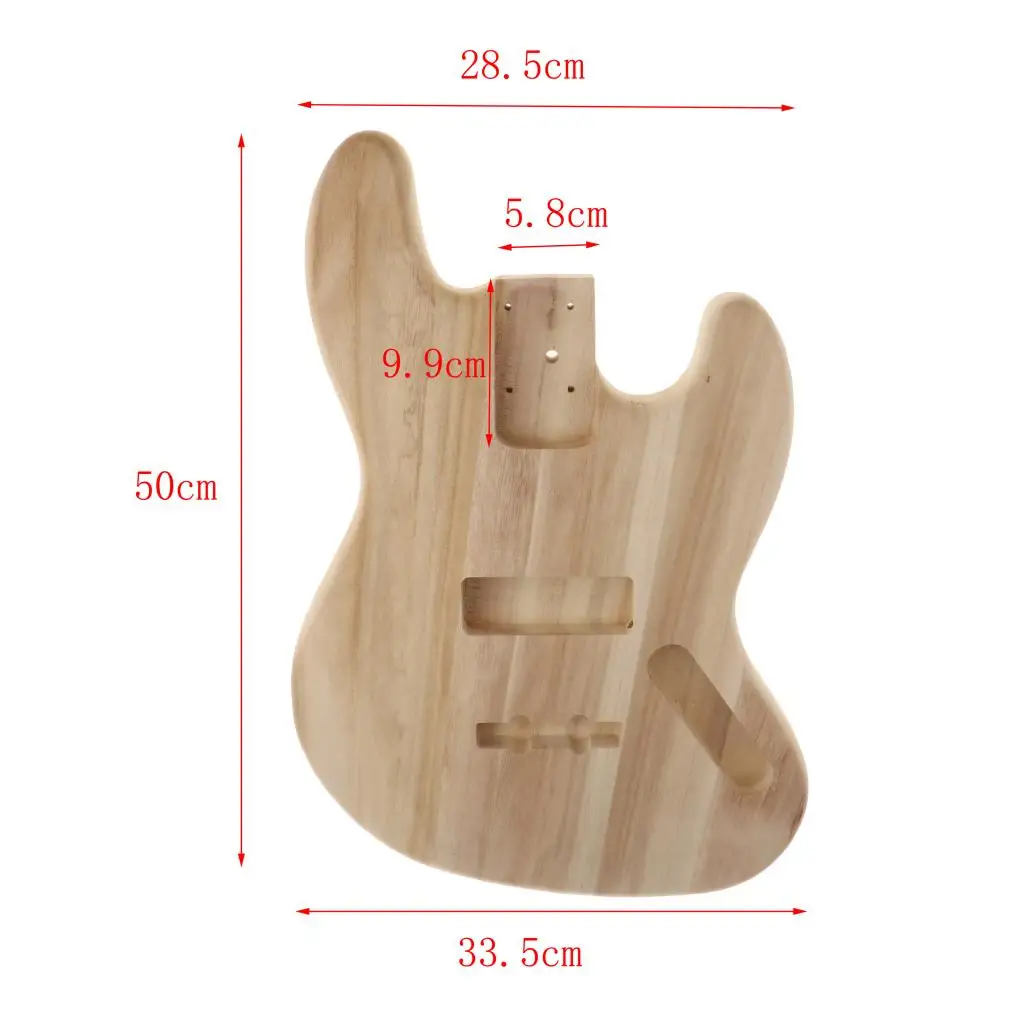 

DIY Unfinished Guitar Body Barrel Polished Maple Handcraft Guitar Replacement for JB Style Guitar Parts