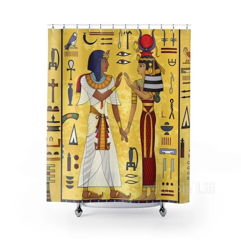 

Egyptian Pharaoh And Symbol Of Ancient Culture Shower Curtain