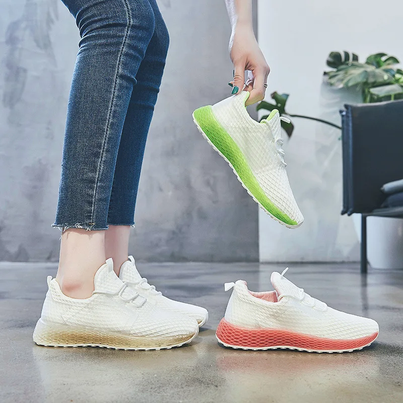 2019 женские массивные кроссовки на платформе прозрачная Обувь На Шнуровке Модные