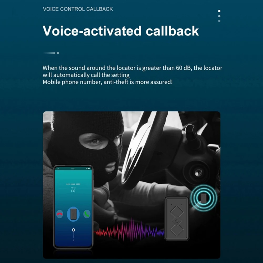 

Mini GPS Tracker Vehicle Tracking Device Car Motorcycle GSM Locator Remote Control with Real Time Monitoring System APP