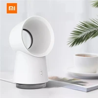 xiaomi mijia hl fan 3 in 1 mini portable cooling fan bladeless desktop fanthree speeds mist humidifier with led light white