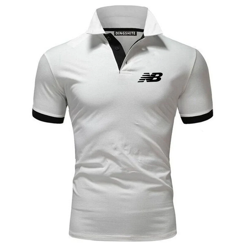 

2021 summer new men's wear-resistant comfortable breathable pure cotton classic business casual short-sleeved Polo shirt S-3XL