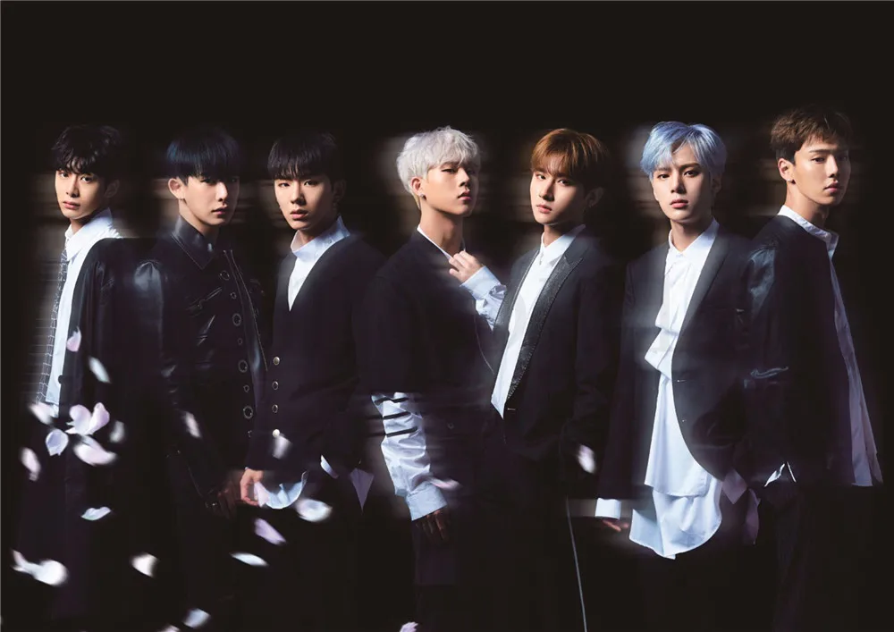 Monsta X Kpop плакаты высокой четкости украшения для дома и офиса глянцевые бумажные принты оптом