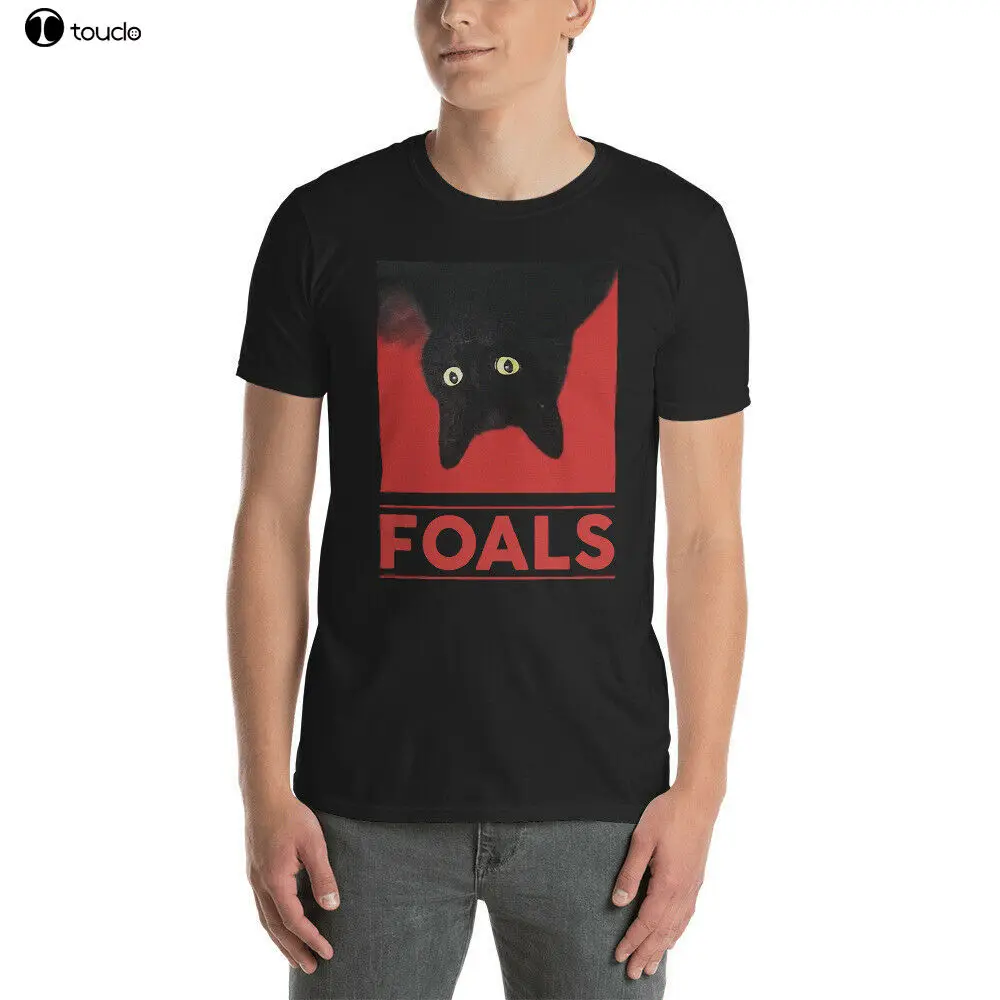 

Футболка для фанатов с черным котом и жеребенком рок-группы Tour, футболка унисекс, 2019