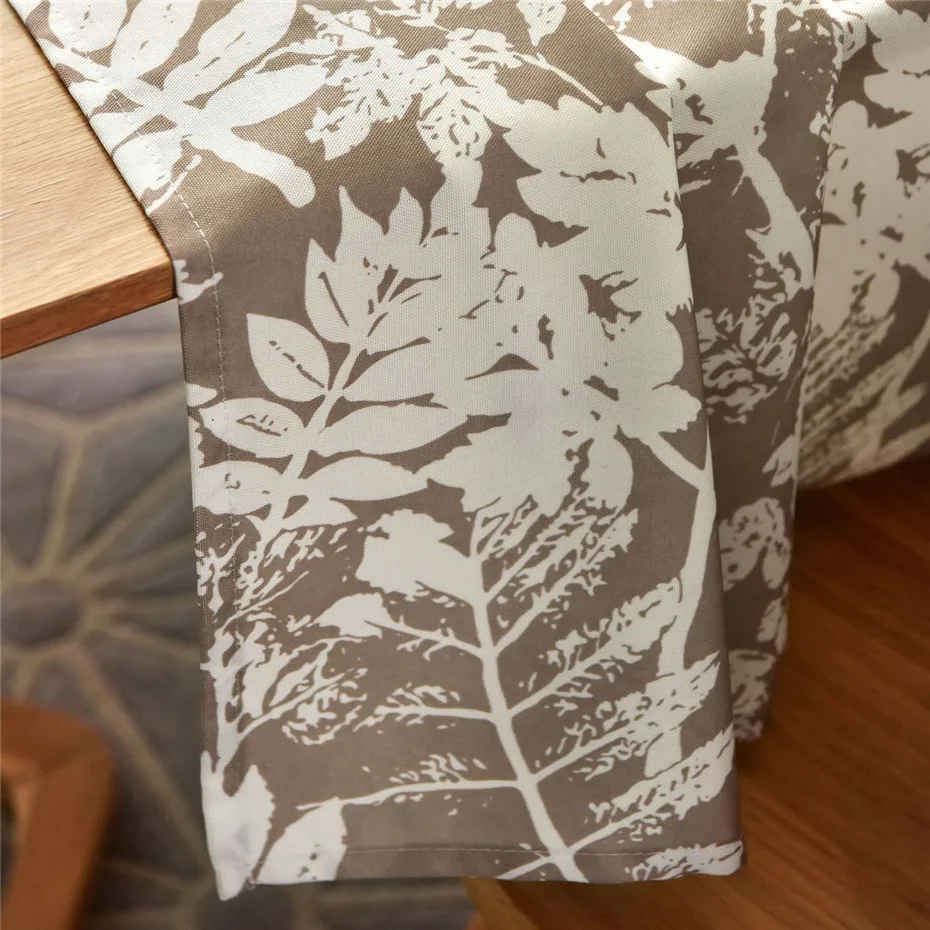 Современный Водонепроницаемая скатерть опавший лист с принтом винтажная