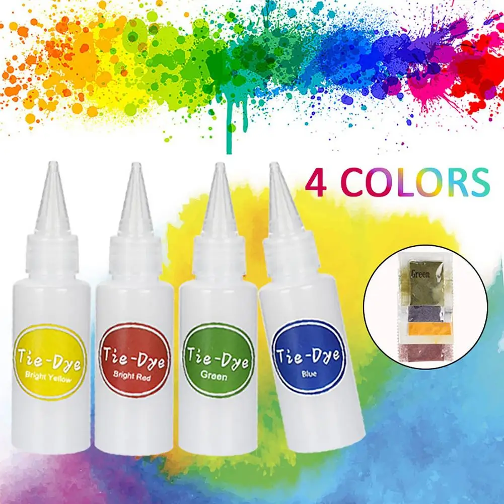 

24 Colors DIY Garment Graffiti Fabric Textile Paint Children's Paint Set Multicolor Tie-Dye Pigment Kit Craft Art Access