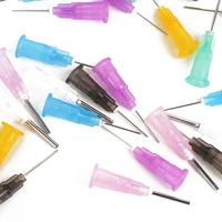 35pcslot dispensing needles tips for glue liquid dispenser syringe 16ga 18ga 21ga 22ga 23ga 24ga 25ga gauge