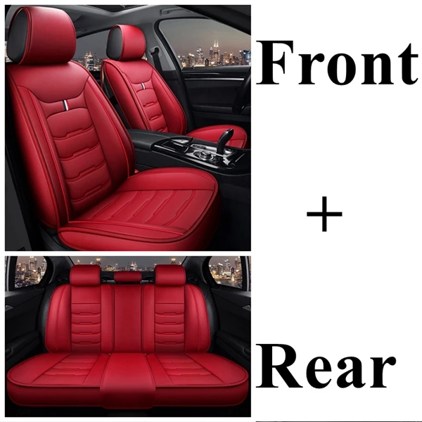 red standard Dingdian передняя+ задняя крышка сиденья автомобиля для KIA Picanto Ceed Sportage Soul rio CERATO rio 3 Carnival Maxima SHUMA K2 K3 K4 K5 - Название цвета: red standard