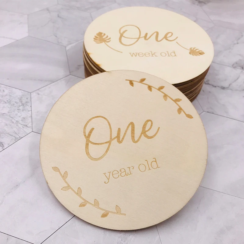 Coskiss-tarjetas conmemorativas para beb&eacute;s, accesorios de fotos para ni&ntilde;os reci&eacute;n nacidos, 1 Uds.-5