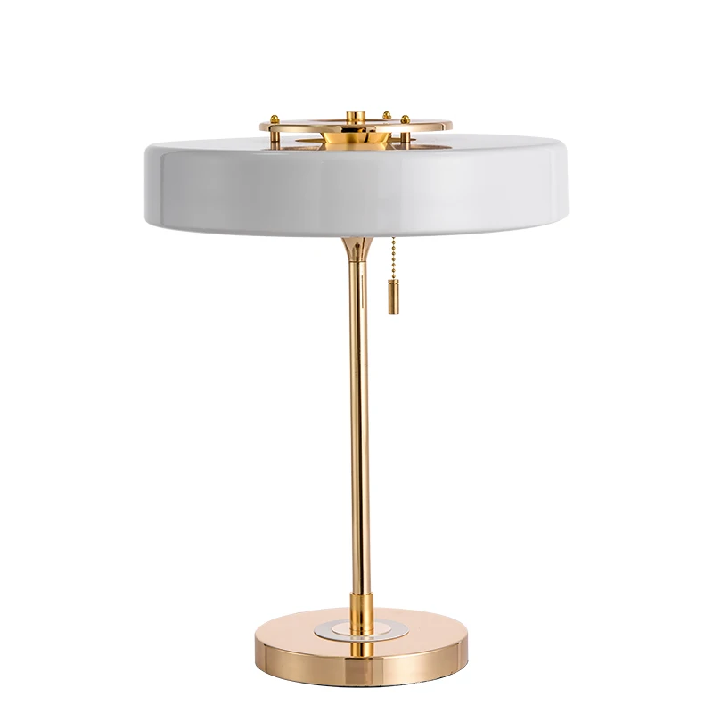 Минималистичная железная акриловая Светодиодная лампа в стиле ретро боковые