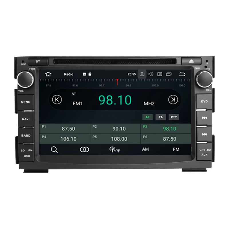 Автомобильный мультимедийный dvd-плеер IPS DSP 4G 64G 2 Din Android 10 для KIA Ceed 2009 2010 2011 2012