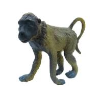 adorable monkey baboon simulated animals plastic toys furnishing articles wildlife forest animal model children birthday gifts