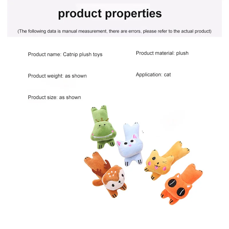 

1Pc Cute Catnip Pet Teeth Grinding Toys For Cats Cat Accessories Dog Toys Stuffed Toys Kitten Chewing Toy Claws Cat Fidget Toys
