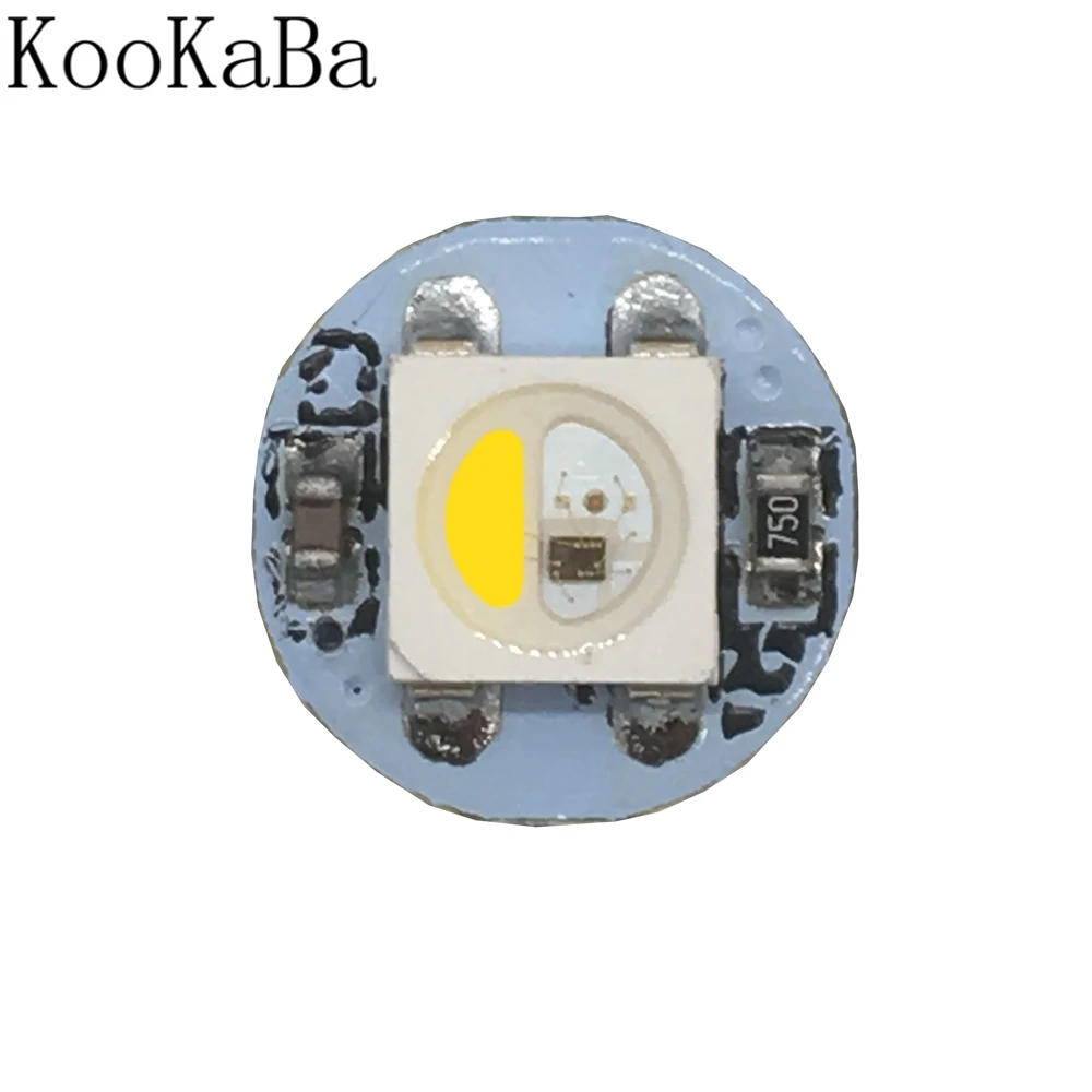 10 ~ 500 шт. 4-контактный WS2812B WS2812 светодиодный чип и плата радиатора DC5V 5050 RGB WS2811 IC