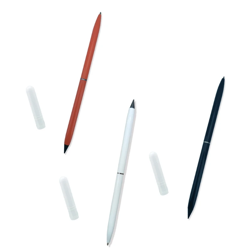 

Stylish Dual-ended Metal Inkless Pen Refillable Everlasting Pen with Pen Student Children Drawing Writing Supplies