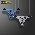 Мужские камуфляжные Трусы-стринги C, с заниженной талией, сексуальное мужское нижнее белье для геев, стринги, в подарок, CM104
