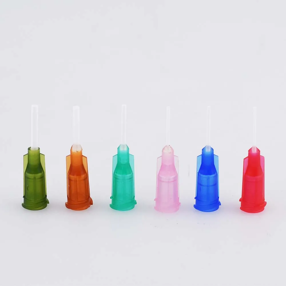 Оптовая продажа клеевых игл 14 г ~ 25 PP гибкая игла длина трубки 12 7 мм (0 5 &quot) 10000