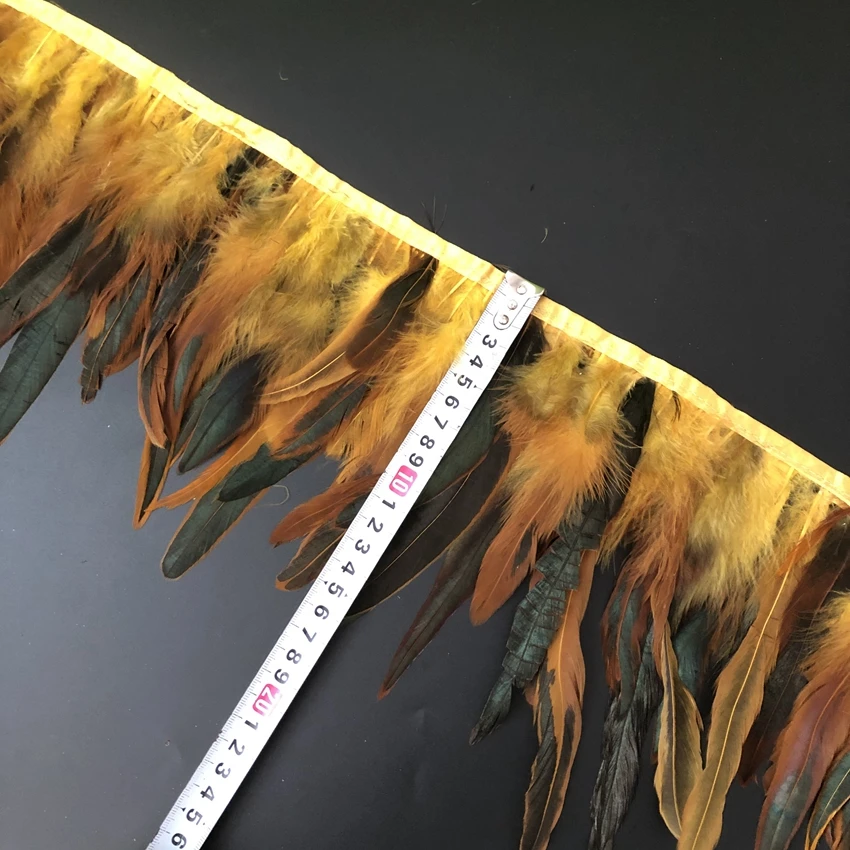 Бесплатная доставка 5 метров золотистый жёлтый окрашенный чехол отделка из