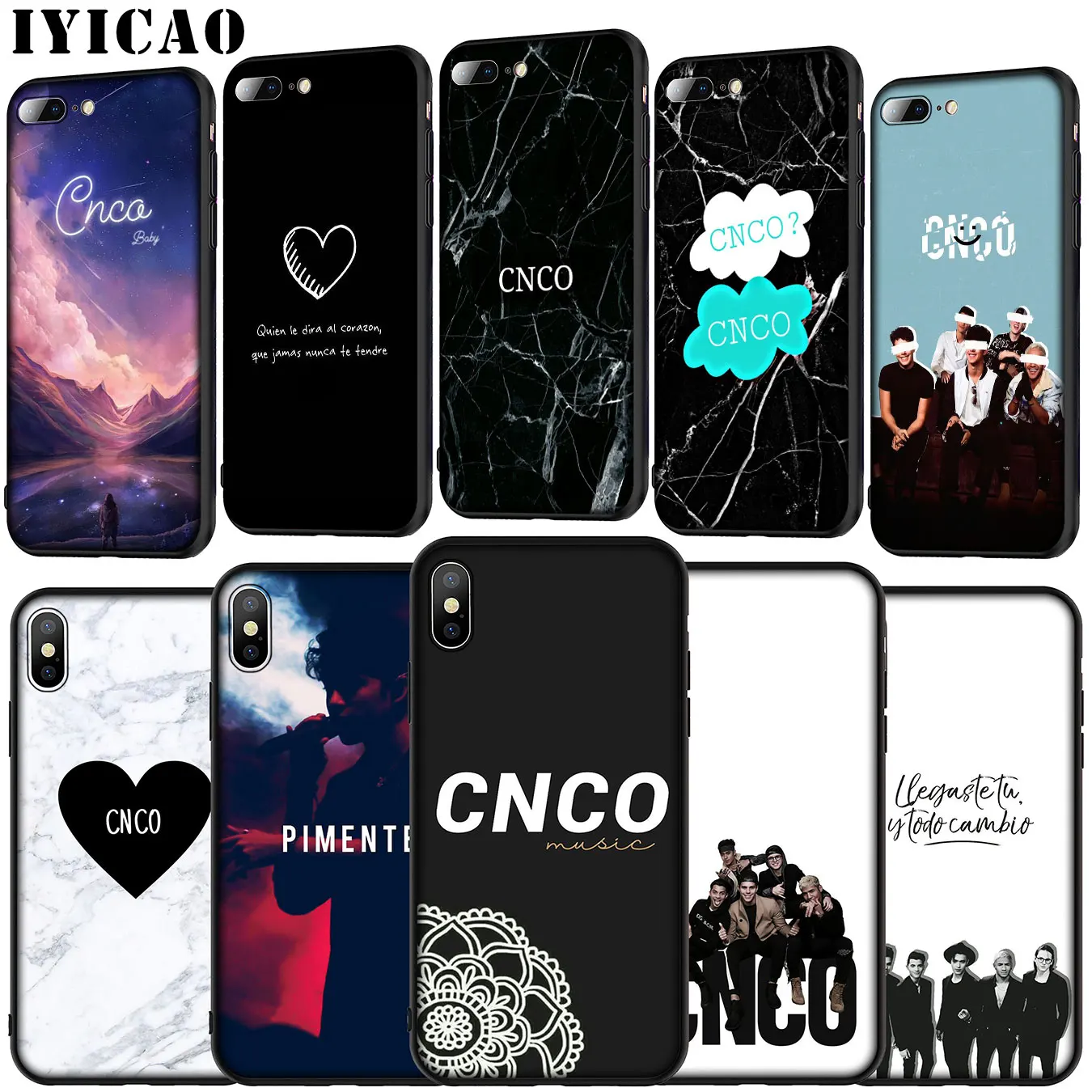 IYICAO Cnco Bands популярный мужской мягкий чехол для Huawei P30 P20 Pro P10 P9 Lite Mini 2017 2016 P Smart Z Plus