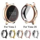 Защитный чехол для Garmin Вену 2 2S Экран Защитная Крышка корпуса для Garmin Vivoactive 4 4S Мягкий ТПУ Универсальный амортизирующий бампер для аксессуары