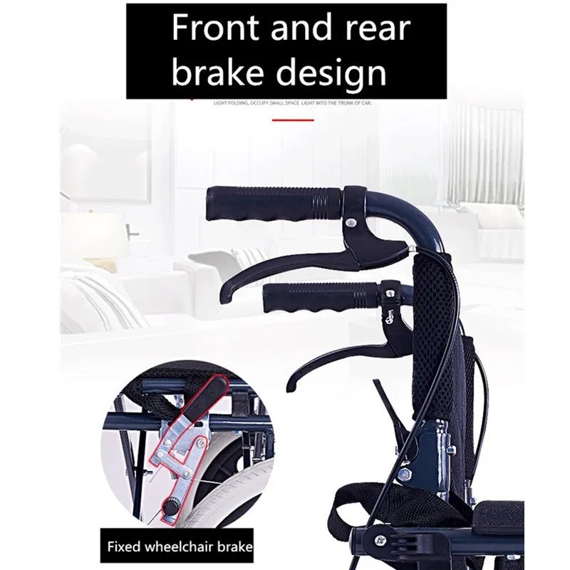 구매 접이식 의자 소파 노인을 위한 장애인 휴대용 가벼운 의자 브레이크 안전 안티 욕창 캠핑 의자, 높은 품질