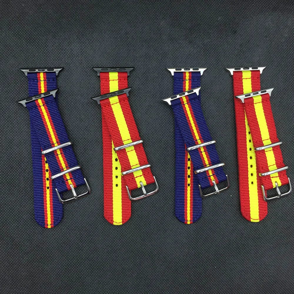 Watchband for Apple Watch 38mm 40mm 42mm 44mm Nylon Watch Strap Bracelet bands for iWatch Series 5 4 3 2 1 for Spain