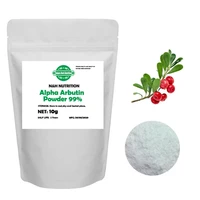 pure natural 99 alpha arbutin bearberry extract skin care cream mask raw material whitening reduce sun spots