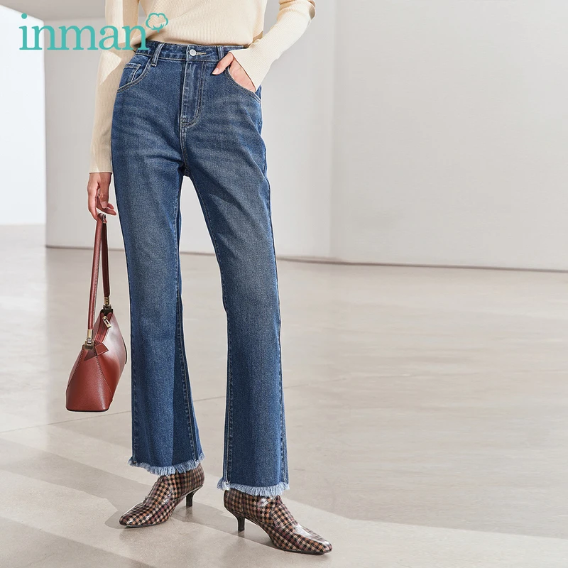 Весна 2020 Новое поступление Стройнящие джинсы со средней талией в стиле ретро с