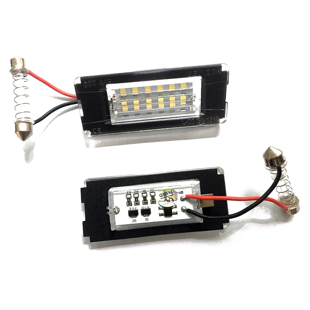 Замена для Mini Cooper S R53 2001 2006 1 пара задний светодиодный светильник номерного знака