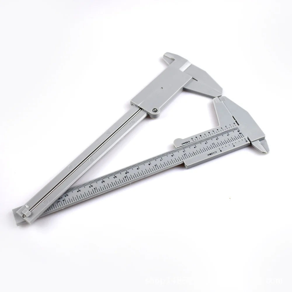 10 шт. Регулируемый штангенциркуль для бровей с нониусом пластиковый шаблон 150 мм