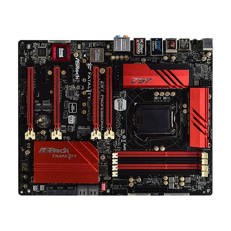 Billig Z97 PROFESSIONELLE Für ASRock LGA1150 DDR3 Z97 PC Spiel Bergbau Motherboard Verwendet Intel Xeon Core I7 I5 I3 CPU USB3 PCIE 3rd Gen X16