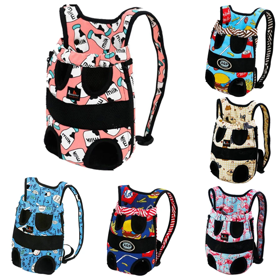 

Pet Carrier Backpack Adjustable Breathable Cat Dog Front Bags Legs Out Small Dog Puppy Carrier Traveling Hiking Camping Walking