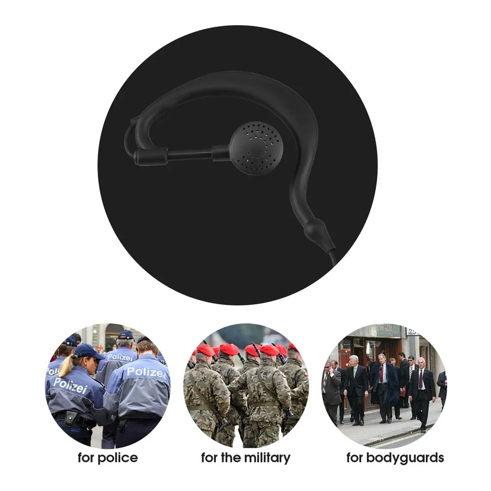 original headphone set for baofeng uv 5r earpiece radio walkie talkie headset mic microphone 888s uv5r uv 5ra uv 5re uv82 free global shipping