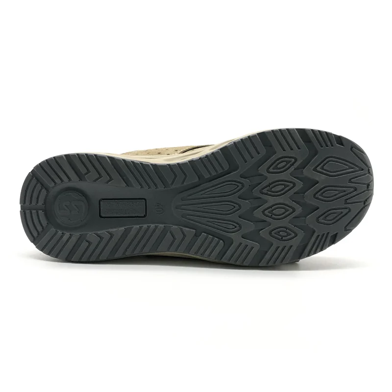 

Cow Suede Safety Shoes Breathable Men Steel Toe Work Shoes Puncture-Proof Working Footwear Resistant Sneakers Dropshipping