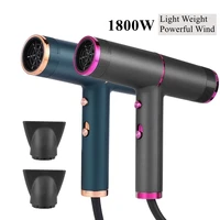 1800w professional hair dryer wind power powerful hotcold air hairdryer barber dry electric blow dryer salon tools