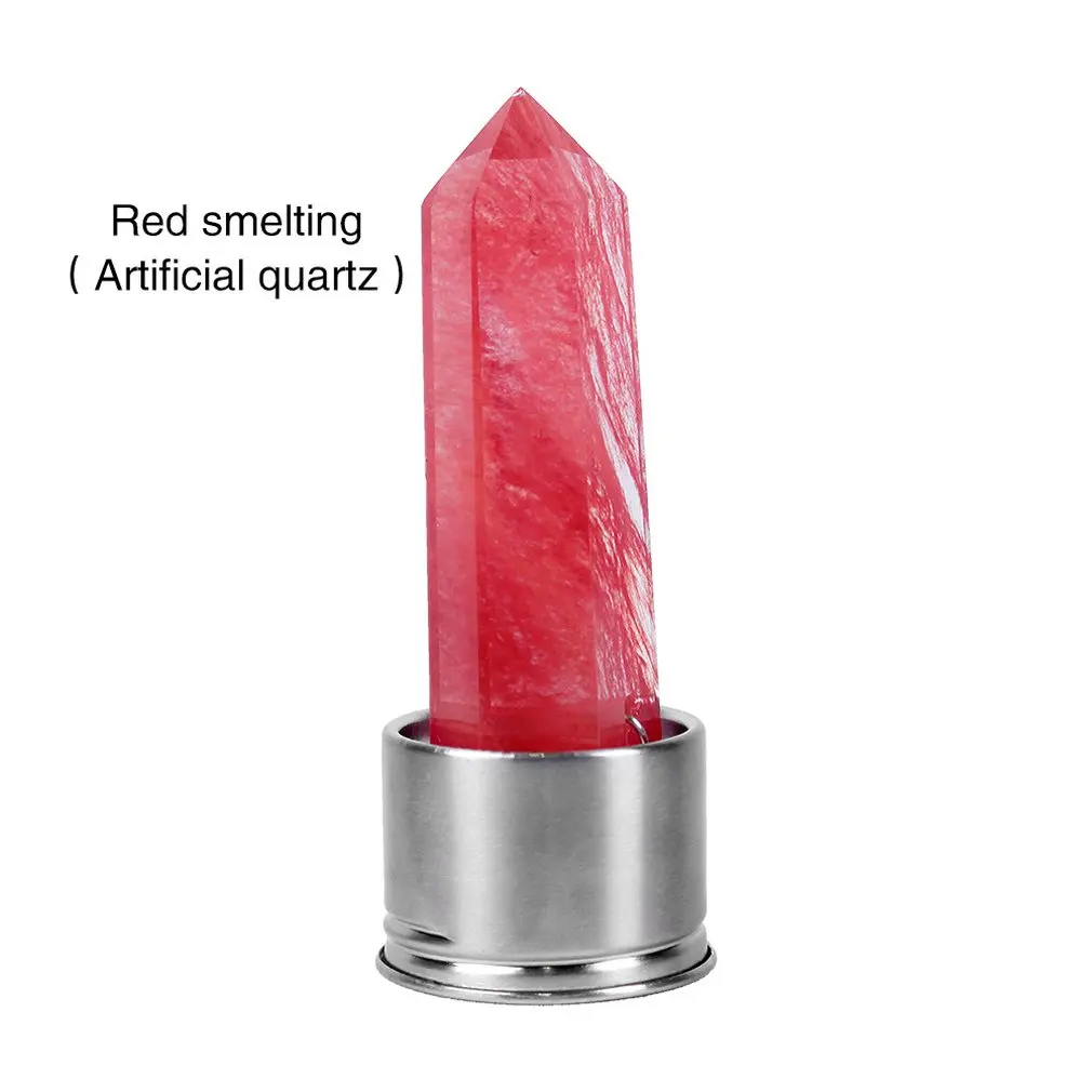 Стеклянная бутылка для воды из натурального кварцевого драгоценного камня