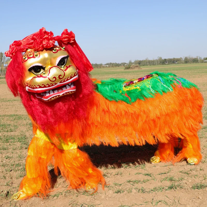 Костюм для танца льва премиум-класса Одежда танцев выступления весенний