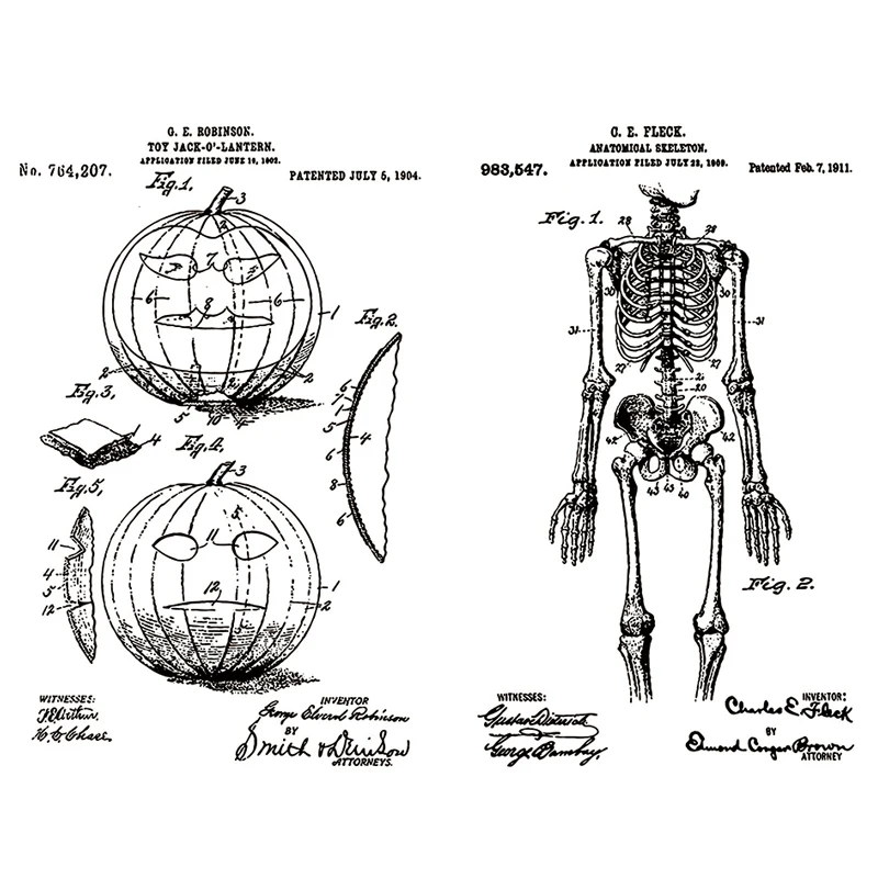 

2021 New Halloween Skeleton Clear Stamps Sets and Pumpkin Die Scrapbooking For Craft Greeting Card Making no Metal Cutting Dies